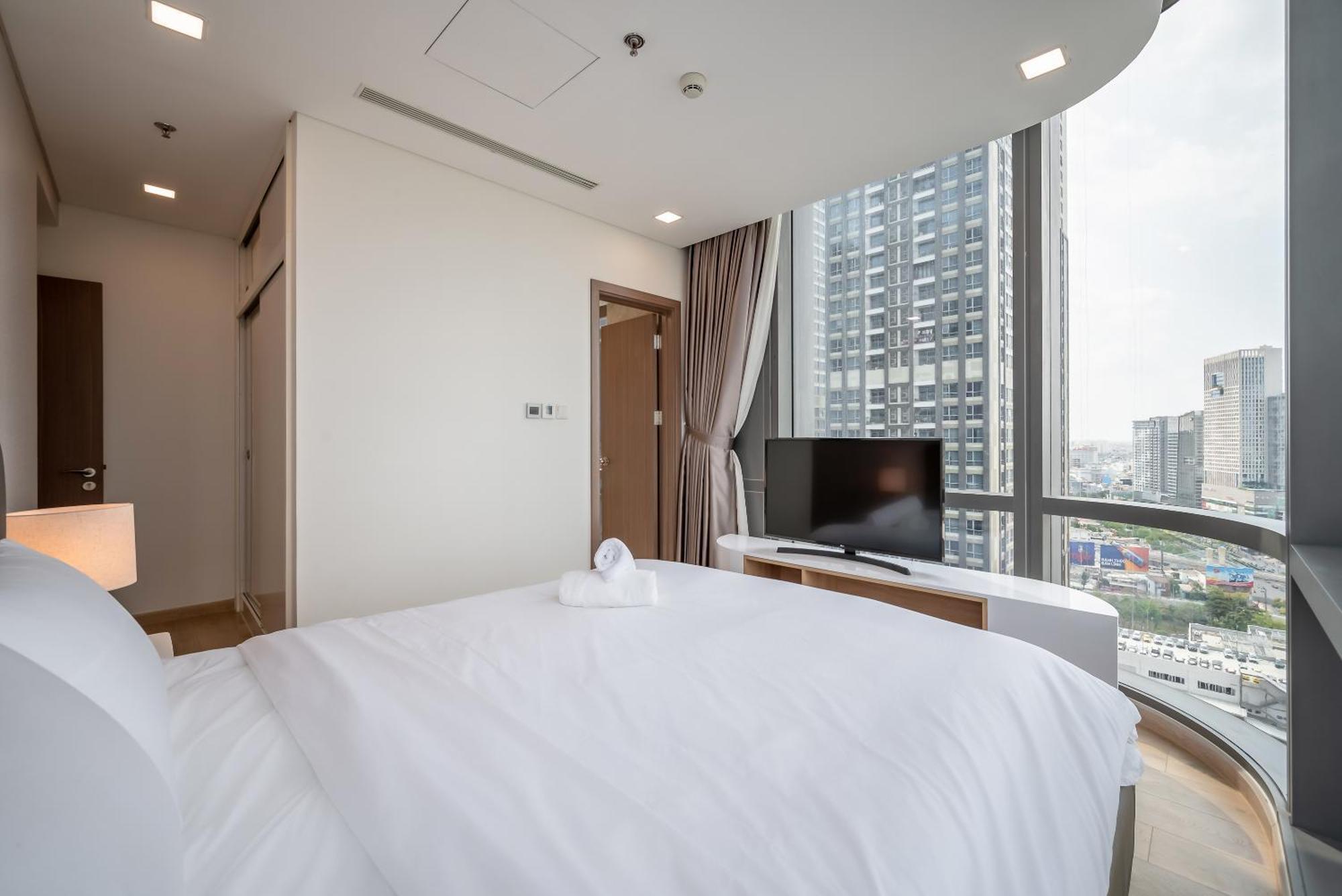 Vinhome Central Park Apartment Ho Chi Minh-staden Exteriör bild