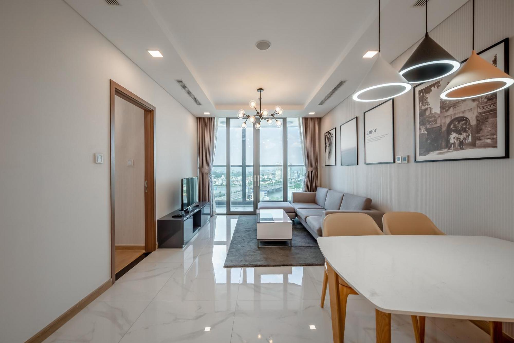Vinhome Central Park Apartment Ho Chi Minh-staden Exteriör bild
