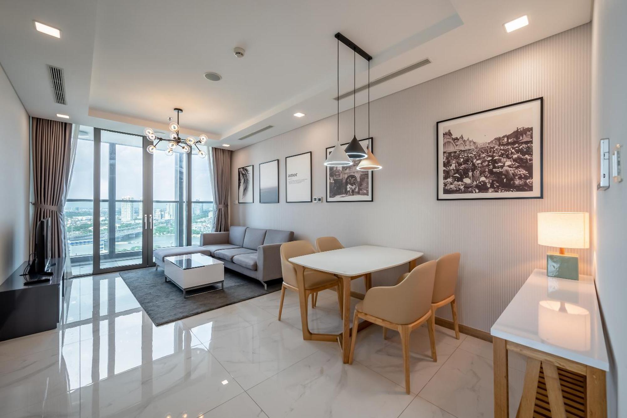 Vinhome Central Park Apartment Ho Chi Minh-staden Exteriör bild