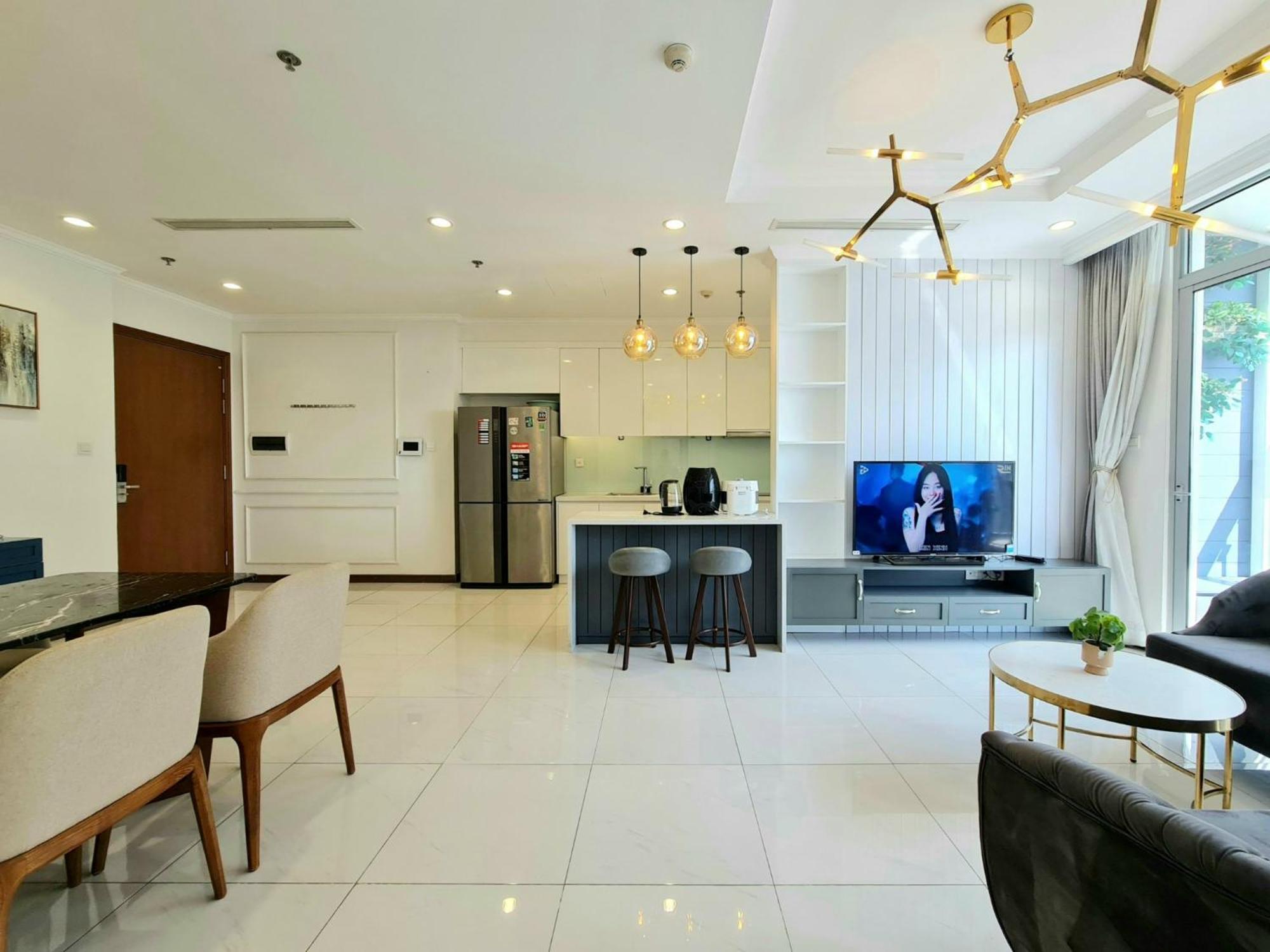Vinhome Central Park Apartment Ho Chi Minh-staden Exteriör bild